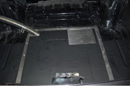 1976 Plymouth Duster Damplifier Pro on Tank Quieted Fuel Pump Pic 4.jpg