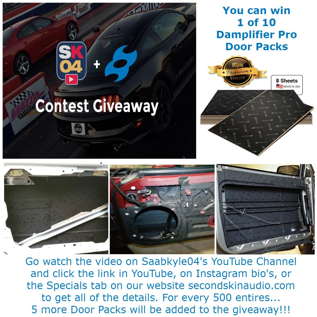 Win 1 of 10 Damplifier Pro Door Packs...