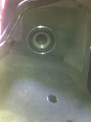 Sub enclosure, installed