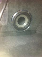 Sub enclosure, installed