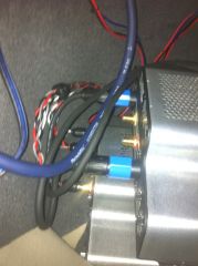 XLR's coming from the LD-2, going to the TD 750 {powering Utopia mini sub's}.